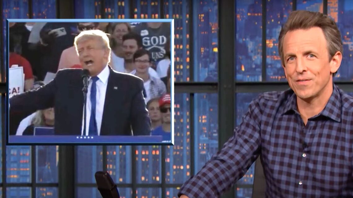 Seth Meyers Has A Dark Theory About Trump’s Toilet Obsession