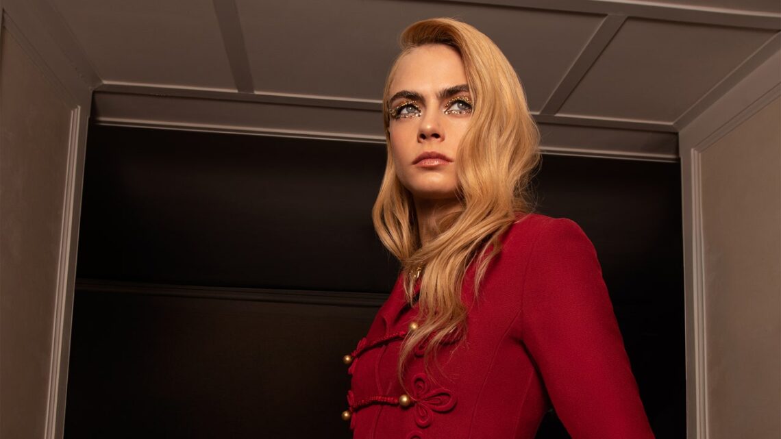 Inside Cara Delevingne’s Golden Met Gala Look, from Body Paint to Screen-Star Hair