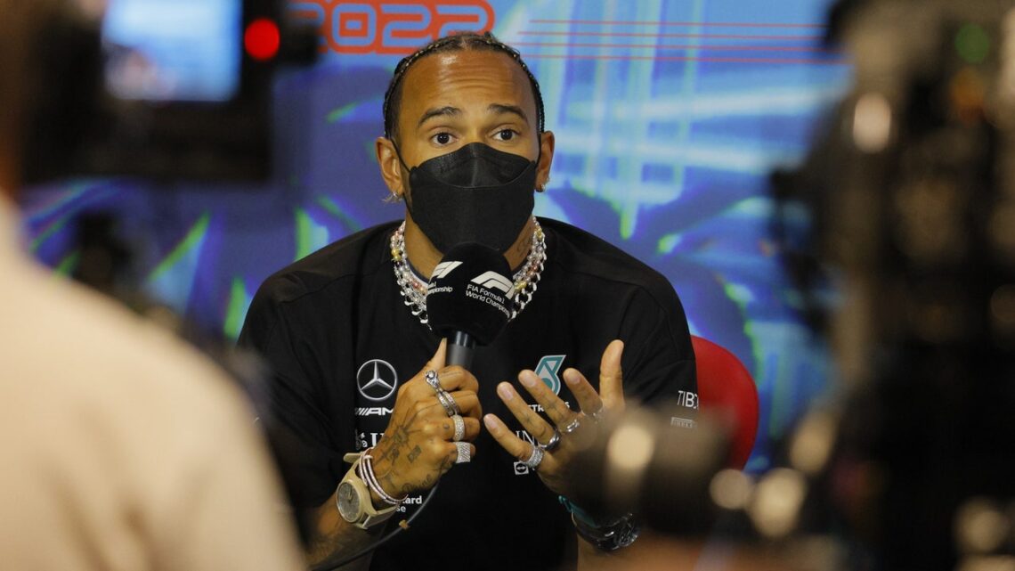 Lewis Hamilton Gears up for the Miami Grand Prix Wearing Three Watches, Eight Rings, and Four Necklaces