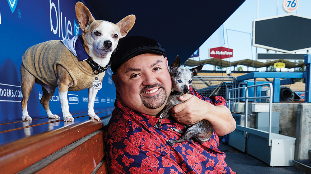 Gabriel Iglesias’ Furry Friends Are Ready for Their Closeups