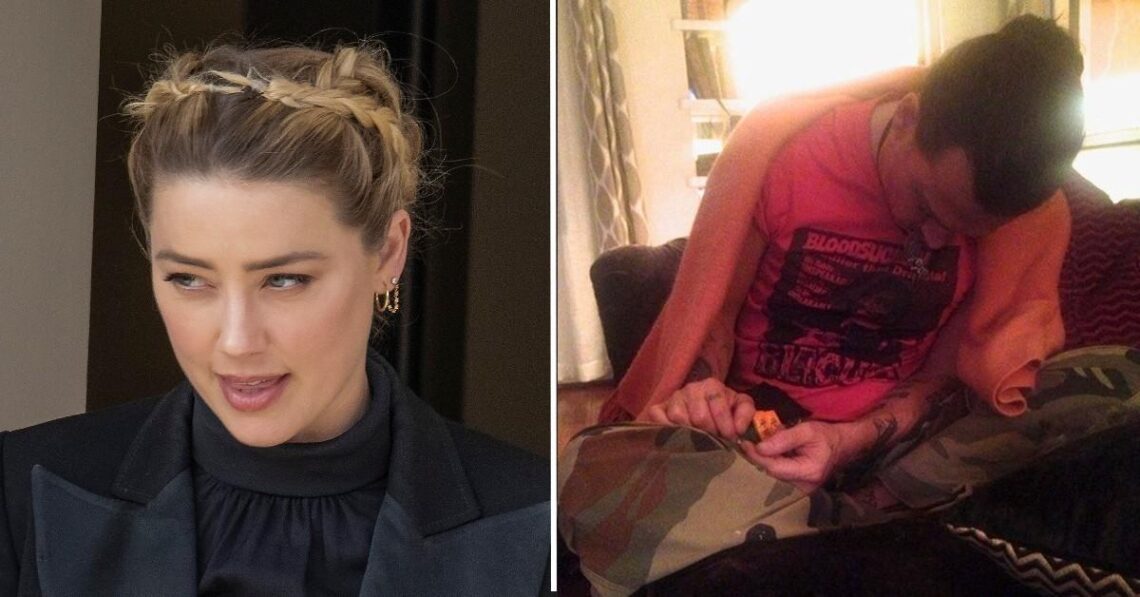 EVIDENCE: See Johnny Depp Passed Out Cold, Blood-Stained Walls He Painted With Severed Finger