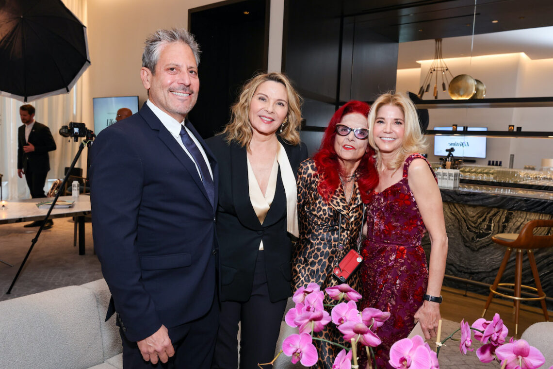 Kim Cattrall Reunites with Patricia Field, Candace Bushnell, Darren Star