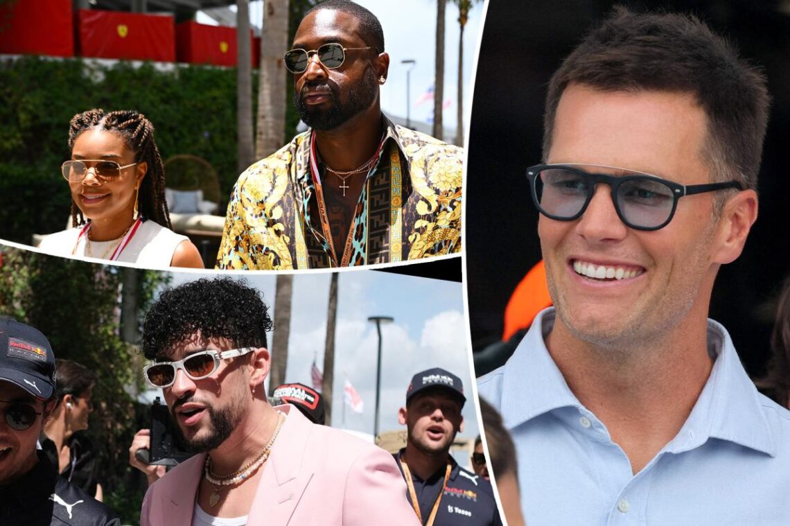 Celebrities take over Formula 1 2022 Miami Grand Prix
