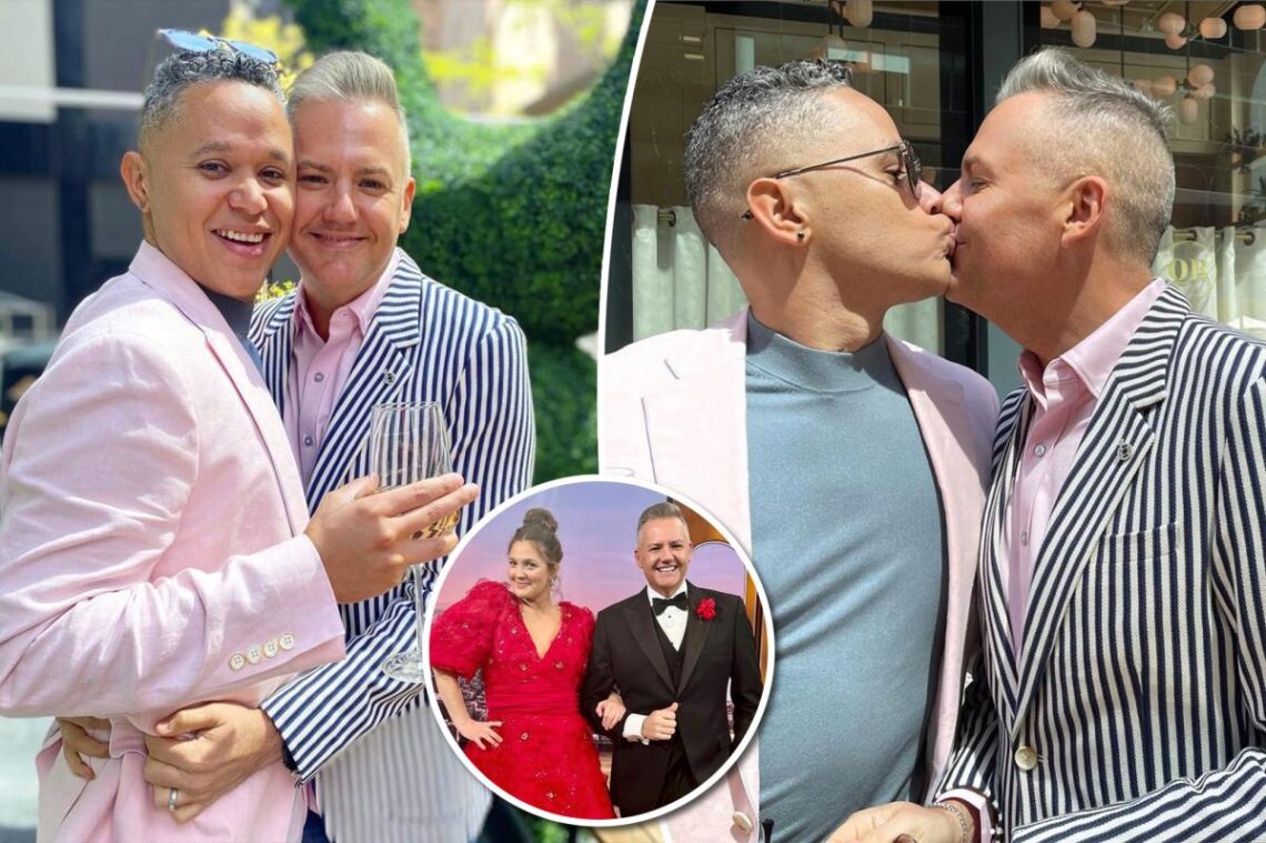 Ross Mathews marries Dr. Wellinthon García with Drew Barrymore as the flower girl