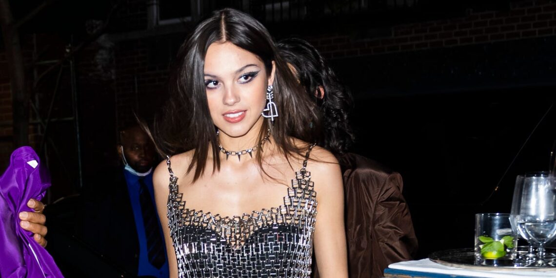 Olivia Rodrigo Wears Sheer Chainmail Mini Dress to Carbone