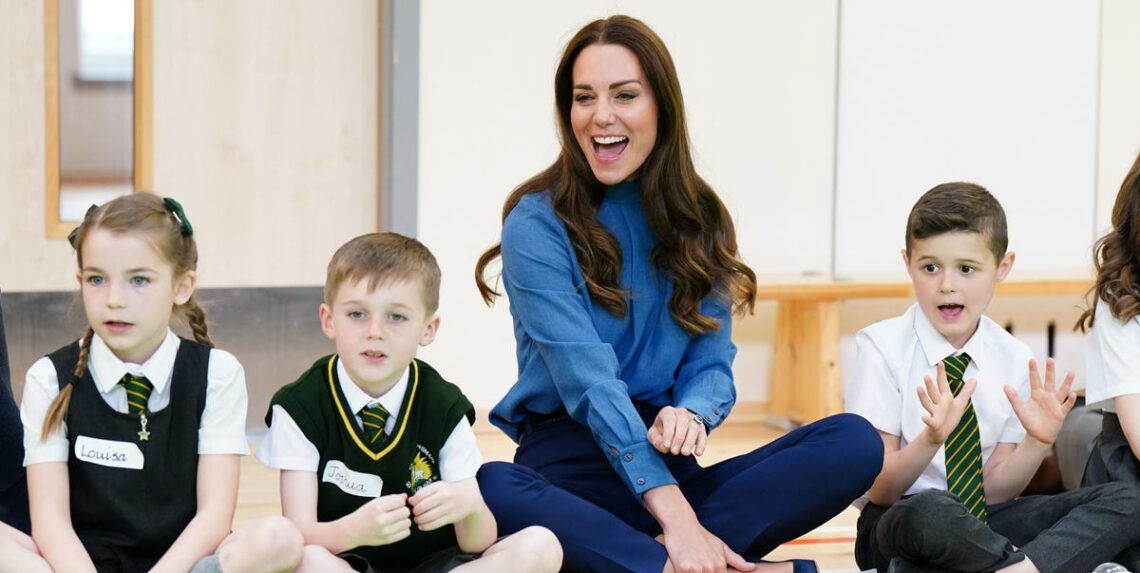 Kate Middleton Wears Blue for Mental Health Awareness Week in Scotland