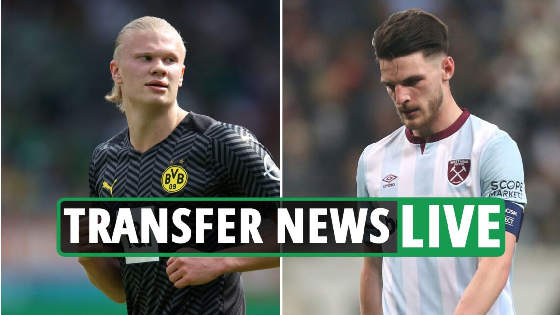Declan Rice transfer EXCLUSIVE, Erling Haaland to Man City full cost REVEALED, Rudiger to Real Madrid DONE