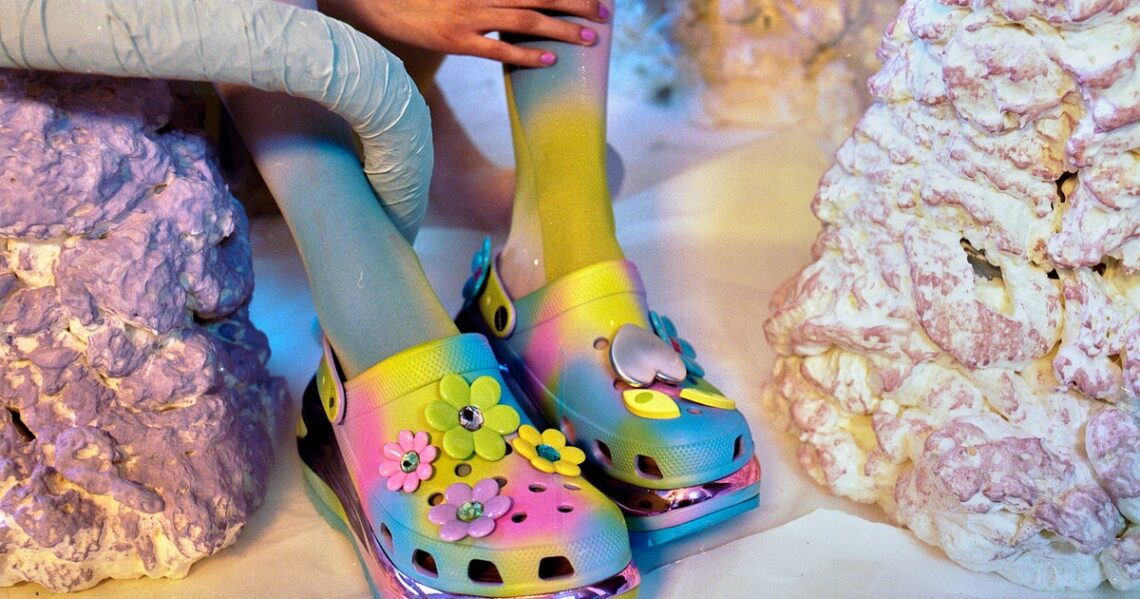 Lazy Oaf’s Crocs Collaboration Includes A Colorful Chunky Clog