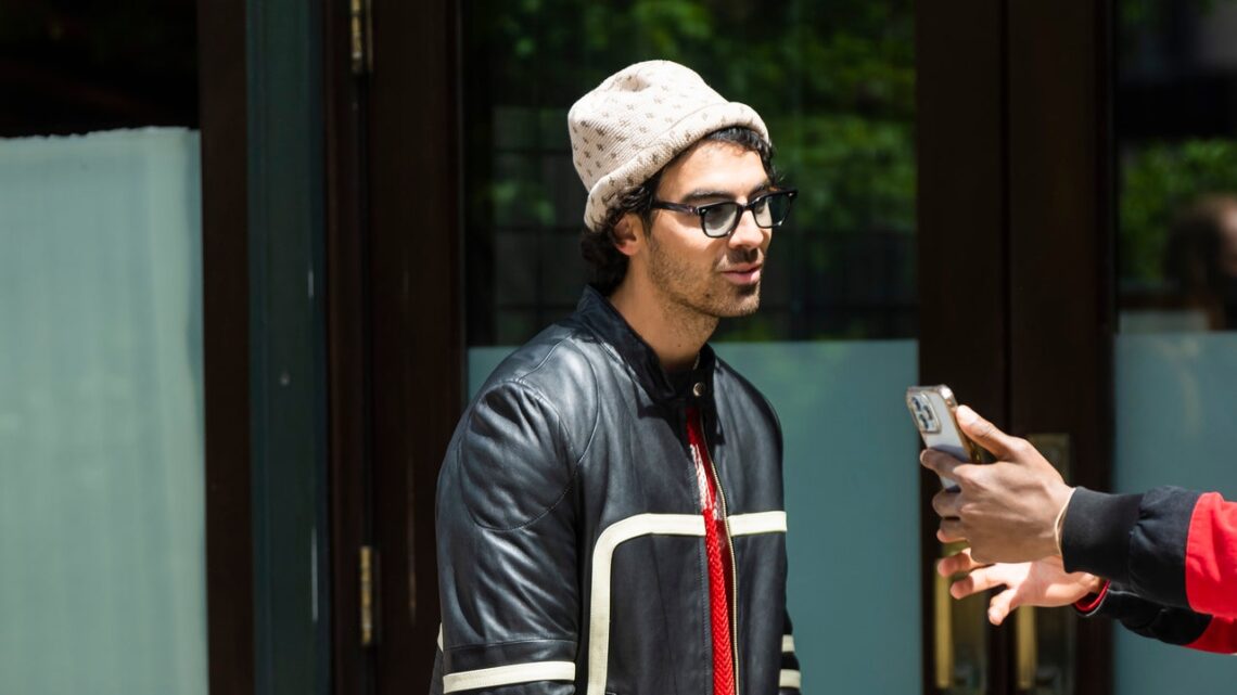 Joe Jonas Goes Downtown