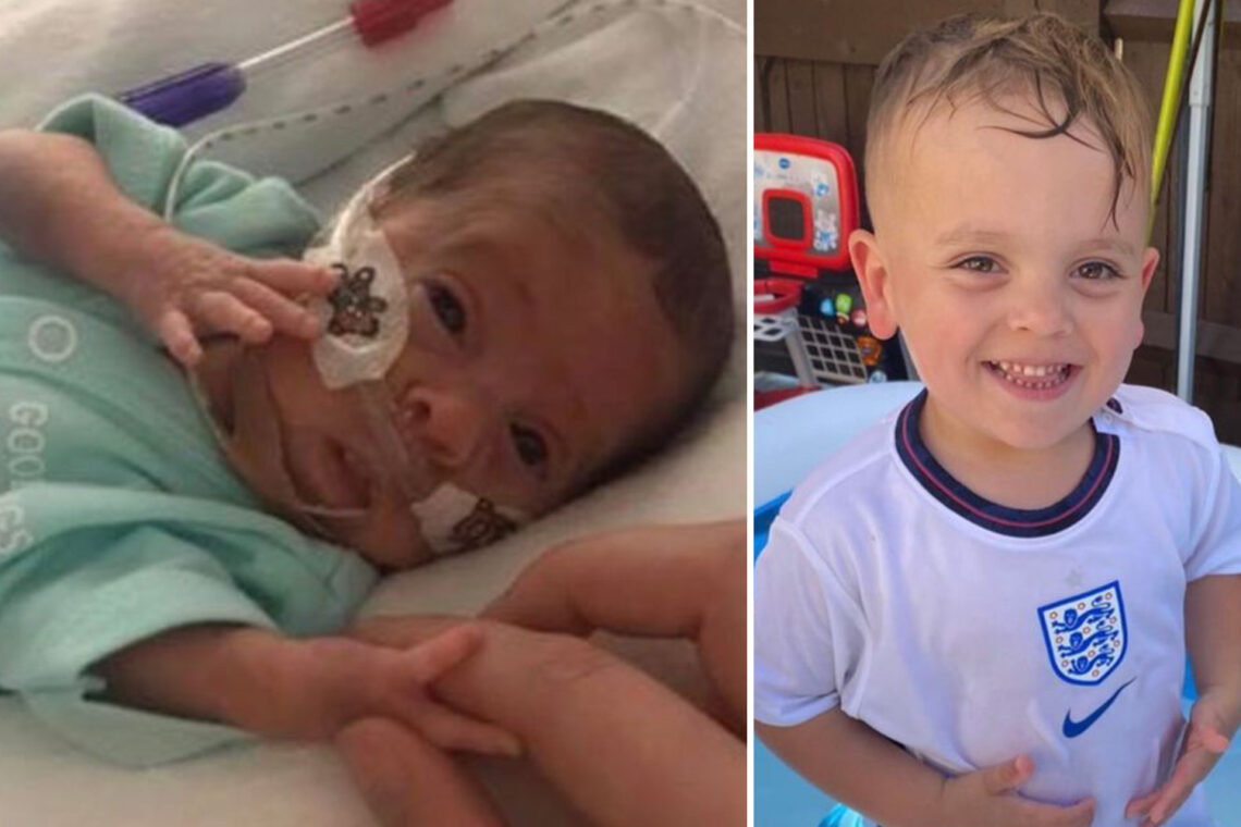 I brought my baby son back to life THREE times after his premature birth – it’s a miracle he survived