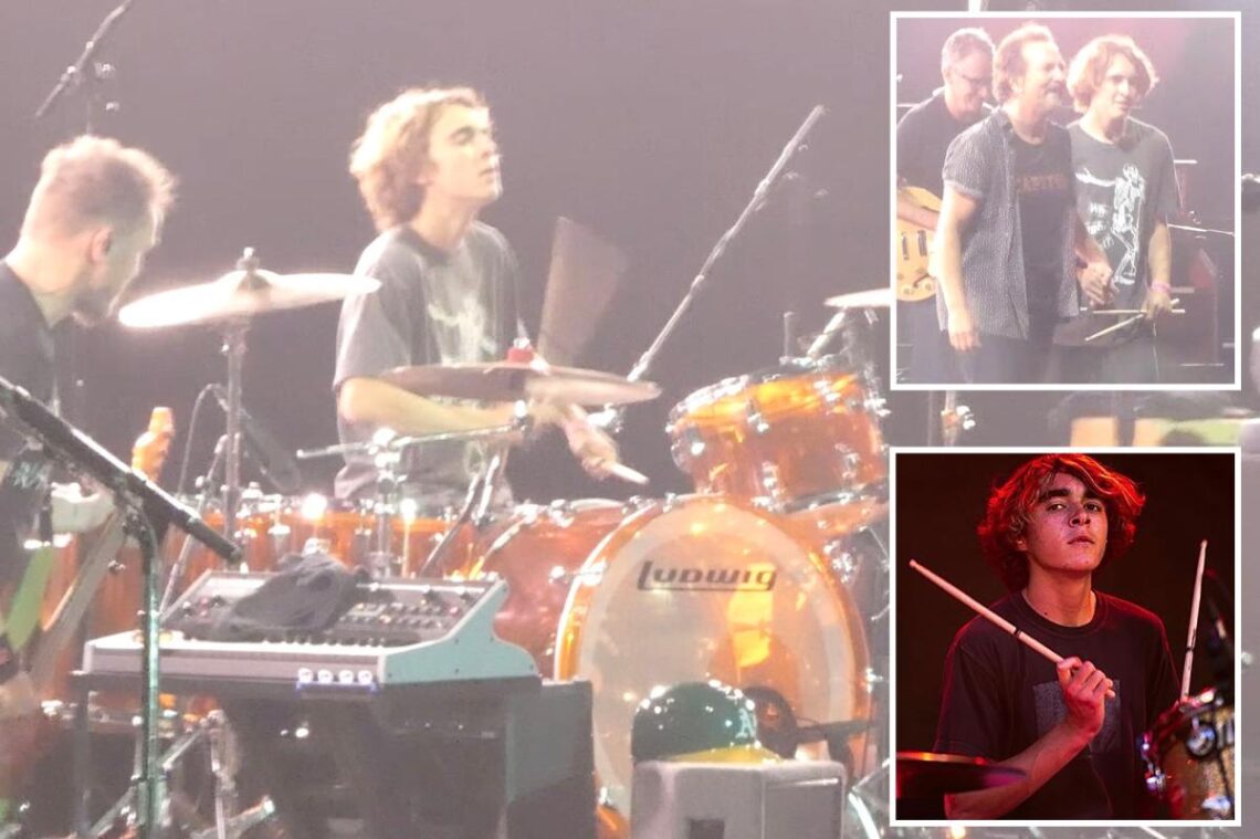 Pearl Jam concert saved by teen after band’s drummer gets COVID-19