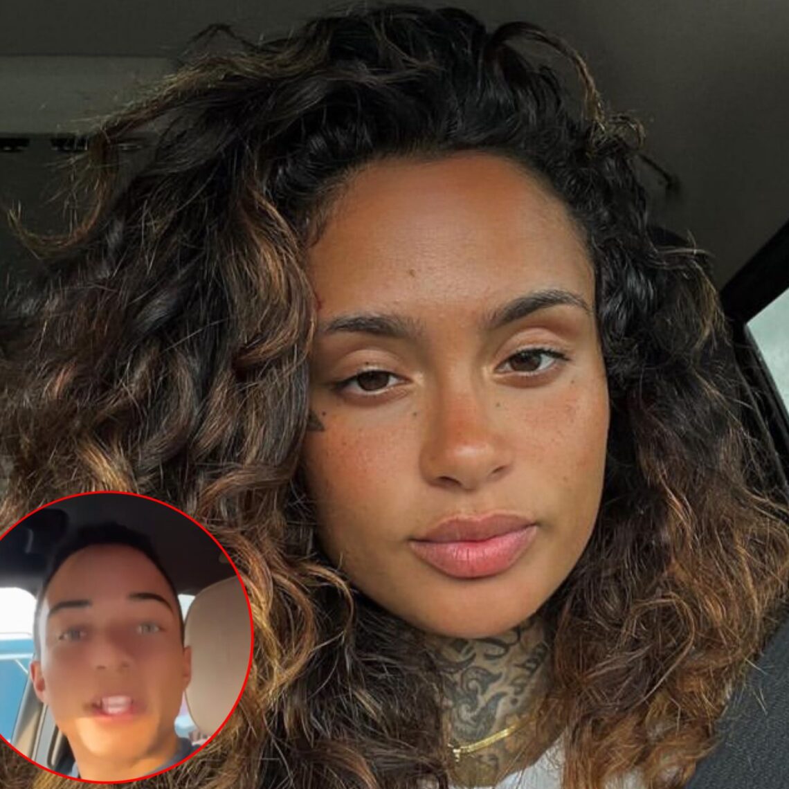 (Video) Christian Walker, Herschel Walker’s Son & Popular TikTok Creator, Confronts Kehlani In Starbucks Line