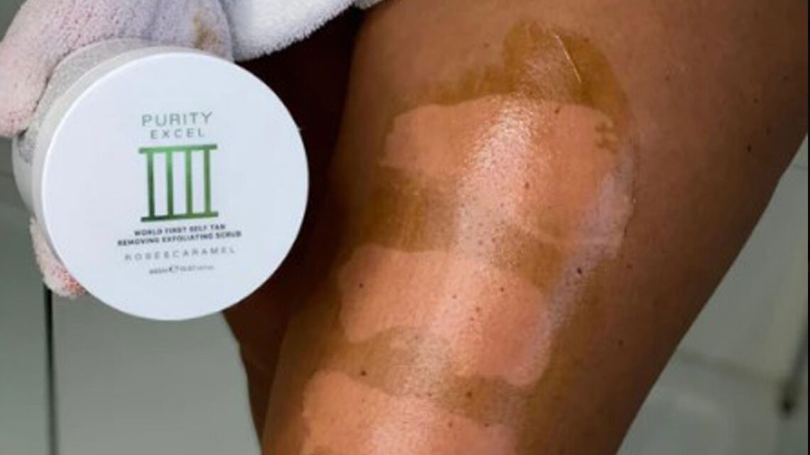 Women rave about ‘magic’ scrub that can remove patchy fake tan in seconds
