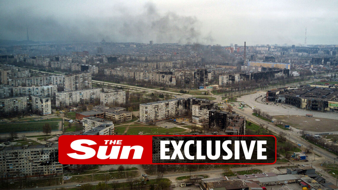 Inside Mariupol ruins where bodies are left in bins, residents are forced to drink sewage & bones litter the streets