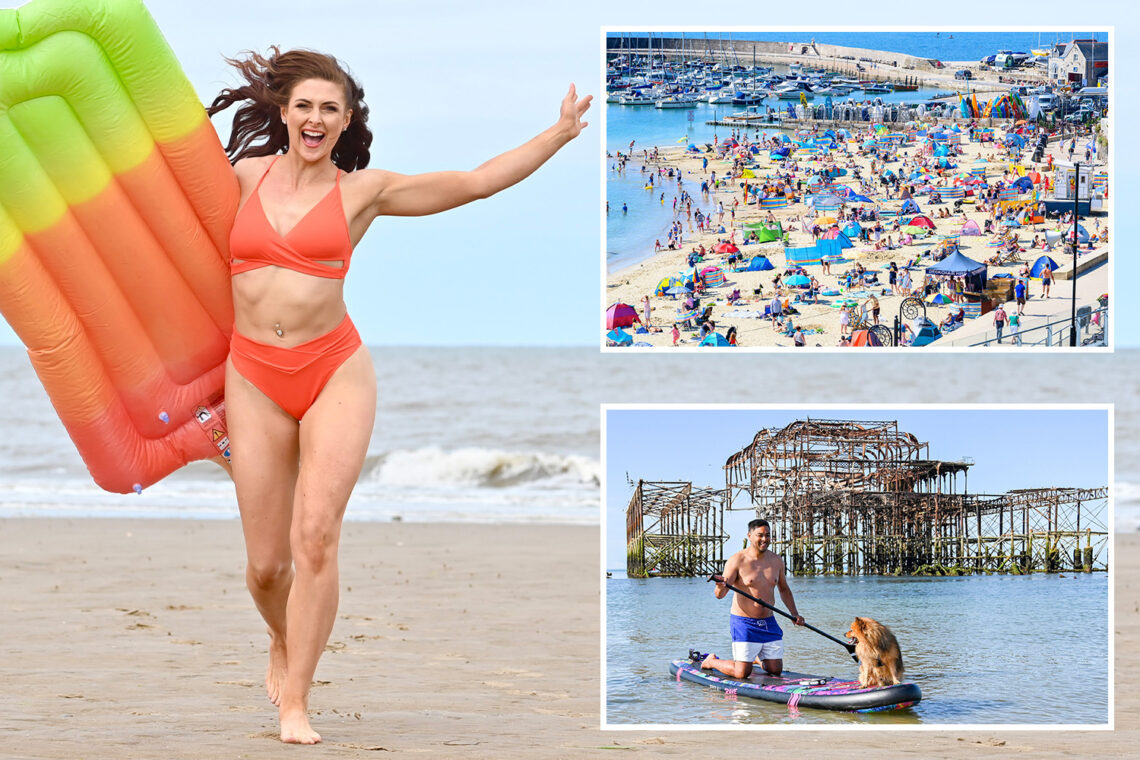 UK Weather – Brits flock to beaches and parks to soak up sun on 27C sizzler