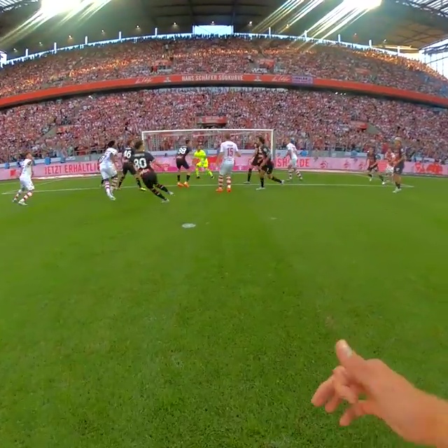 Watch FC Koln’s goal against AC Milan as if you were on the pitch from incredible bodycam footage