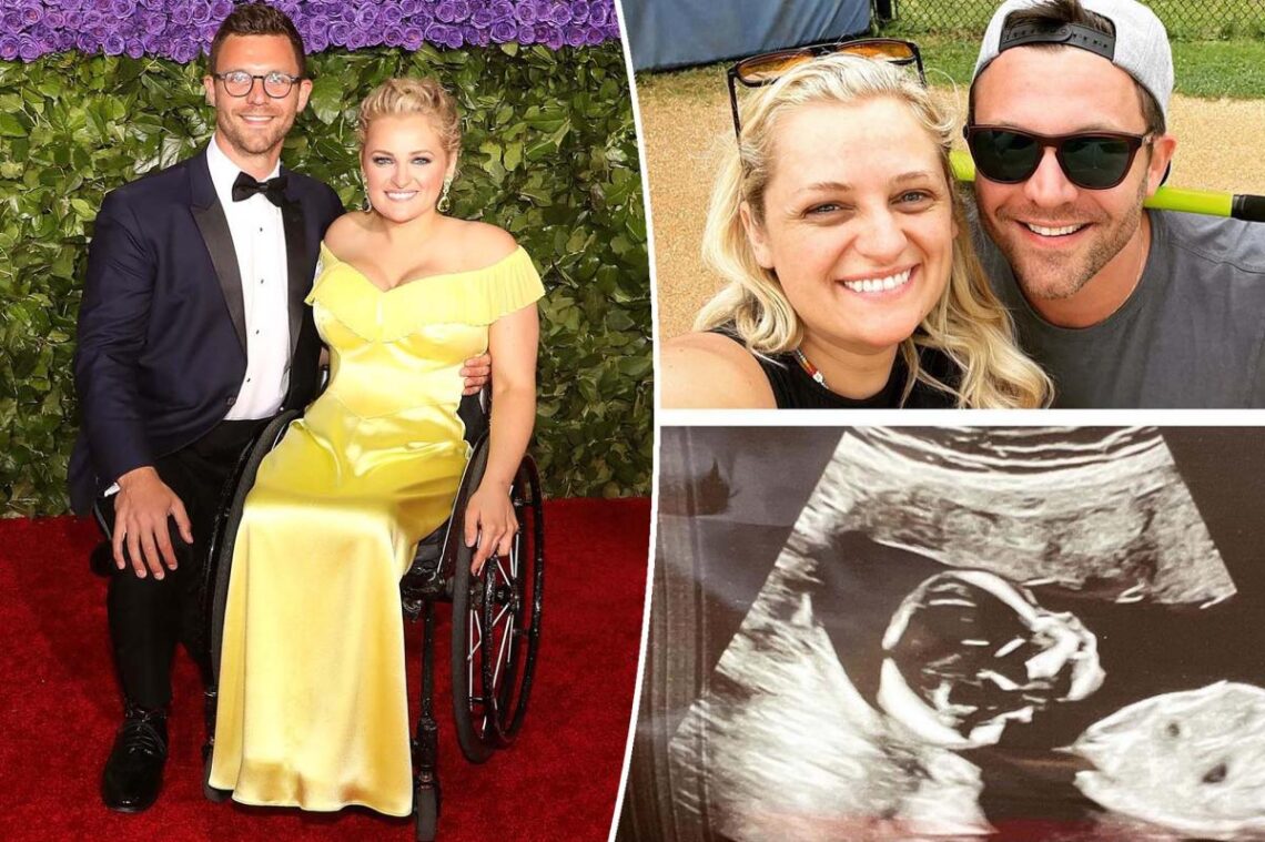 Glee’s Ali Stroker is expecting her first baby with husband David Perlow