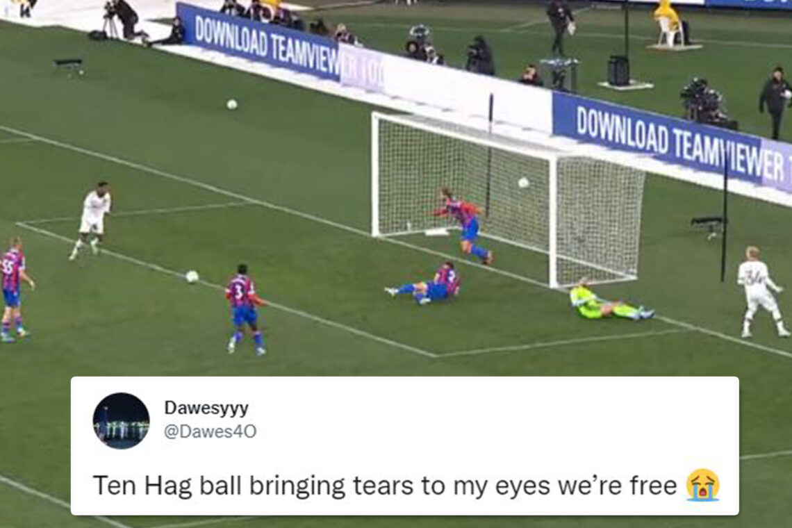 Watch Man Utd’s incredible team goal against Crystal Palace that has fans drooling over ‘Ten Hag ball’
