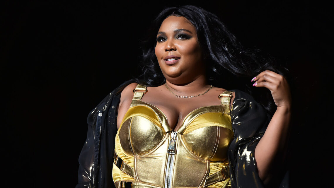 Lizzo Wraps Herself in the Balenciaga Tape Kim Kardashian Wore to Paris Fashion Week