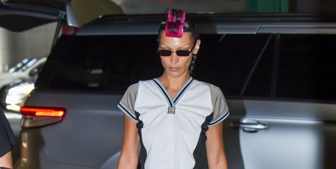 Bella Hadid Just Made Hair Rollers Look Like a Hot Accessory