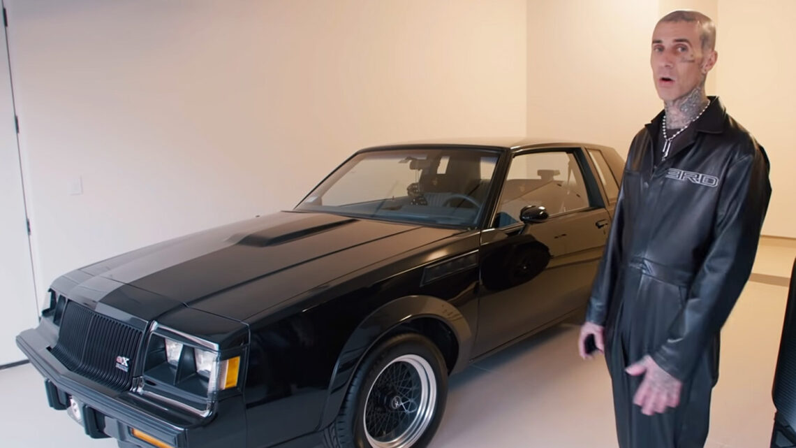 Travis Barker shows off $205k ‘dream car’ – classic Buick GNX that rocker’s wife Kourtney Kardashian surprised him with