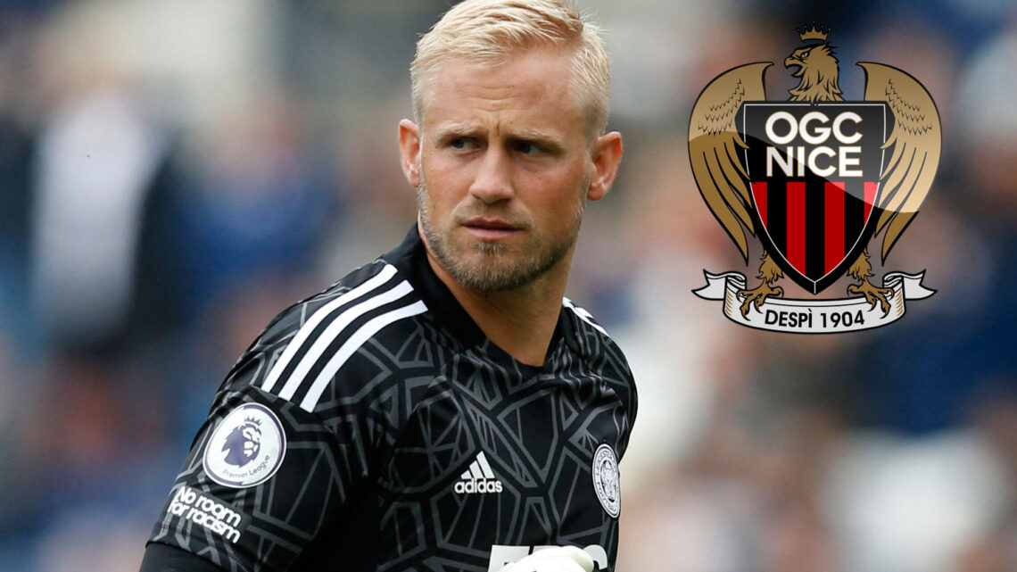 Nice line up transfer bid for Kasper Schmeichel with Leicester at risk of losing keeper for nothing next year