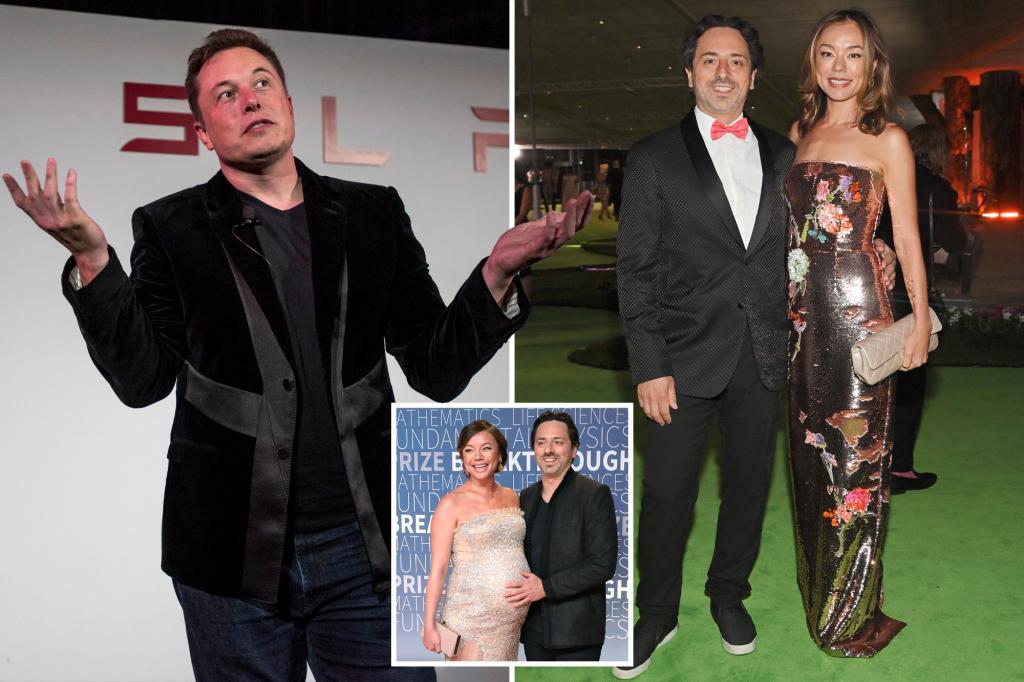 Elon Musk had affair with wife of Google co-founder Sergey Brin: report