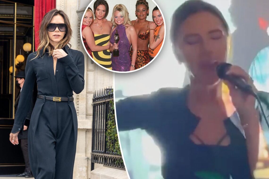 Victoria Beckham performs Spice Girls karaoke, fans beg for ‘reunion tour’