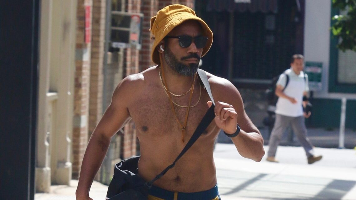 Donald Glover Has No Shirt, Tiny Shorts, and Zero Problems