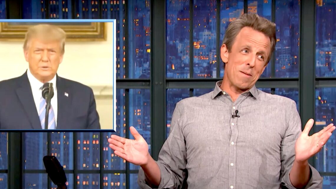 Seth Meyers Shares His Favorite Part From Trump’s ‘Embarrassing Outtakes’