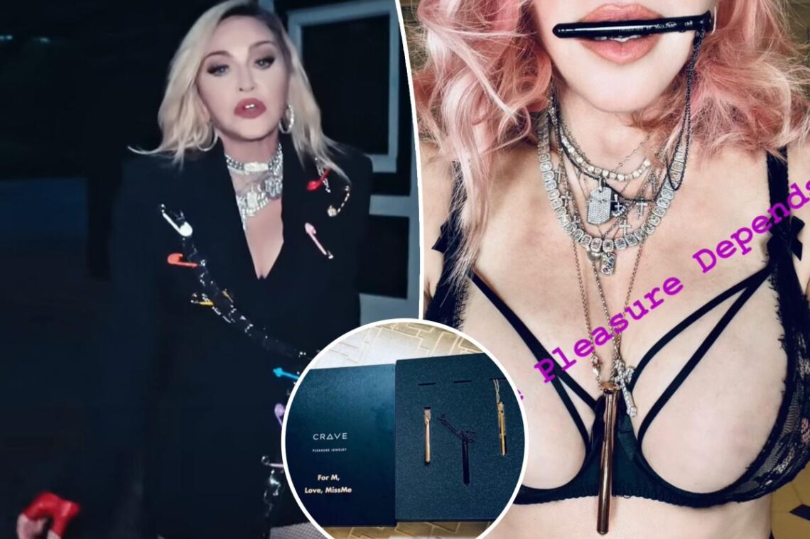 Madonna’s new necklaces double as vibrators: ‘Don’t Repress Yourself’