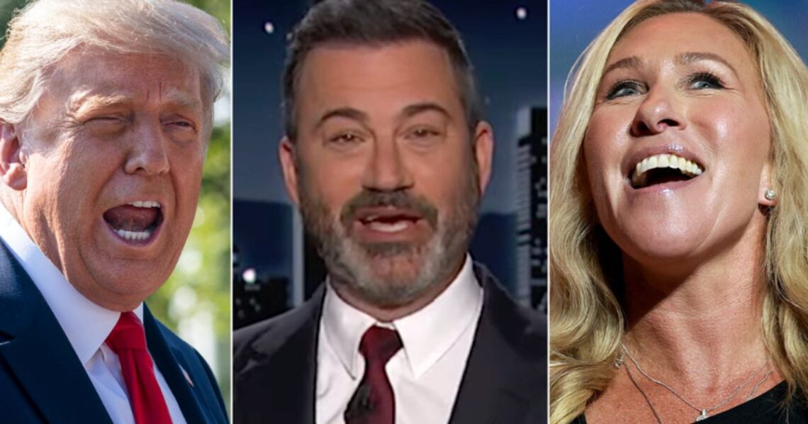 Jimmy Kimmel Has Blunt Advice For Donald Trump And Marjorie Taylor Greene Jimmy Kimmel Has Blunt Advice For Donald Trump And Marjorie Taylor Greene
