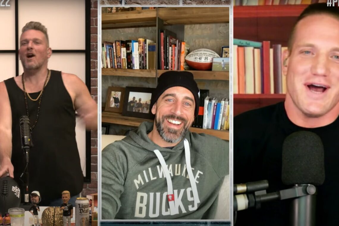 Aaron Rodgers told AJ Hawk to ‘GFY’ and Pat McAfee’s reaction was brilliant Aaron Rodgers told AJ Hawk to ‘GFY’ and Pat McAfee’s reaction was brilliant