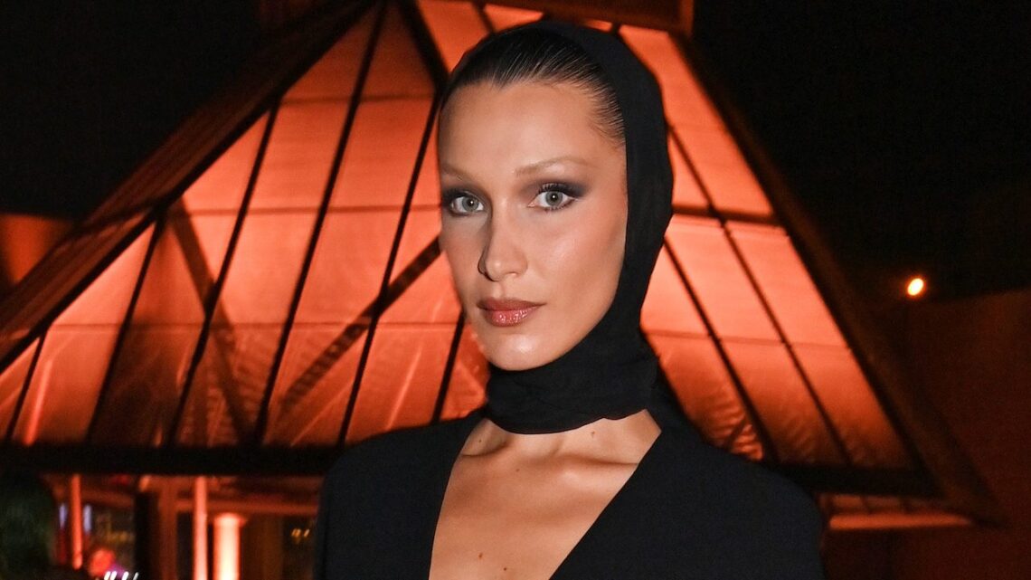 Bella Hadid Looks Stylish in Schiaparelli for a Night Out in Qatar