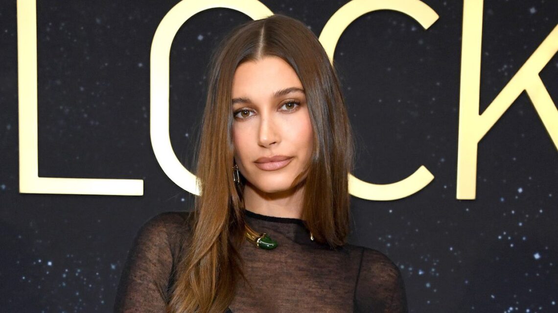 Hailey Bieber Goes Sheer with a See-Through Look at Tiffany & Co. Celebration