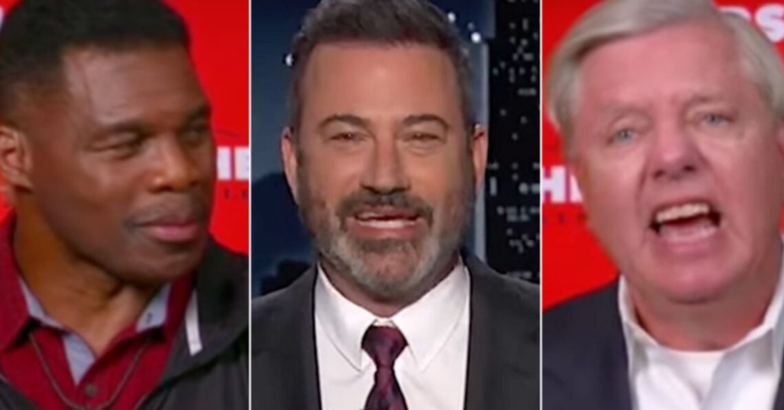 ‘Keep Your Eyes On Lindsey’s Face’: Jimmy Kimmel Spots Bonkers Graham-Walker Interview