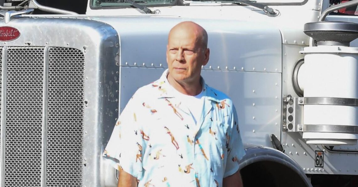 Bruce Willis Steps Out After Costar Matthew Perry Reveals He’s Prayed For Him ‘Every Night’ Since Aphasia Diagnosis