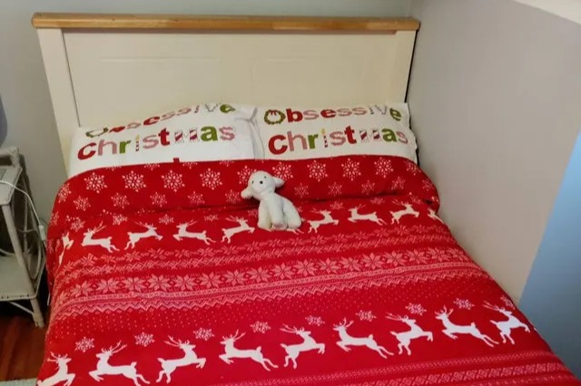 I’m 33 and my mum still makes up a Christmas bed for me when I visit – cruel trolls mock me but I don’t care, I love it