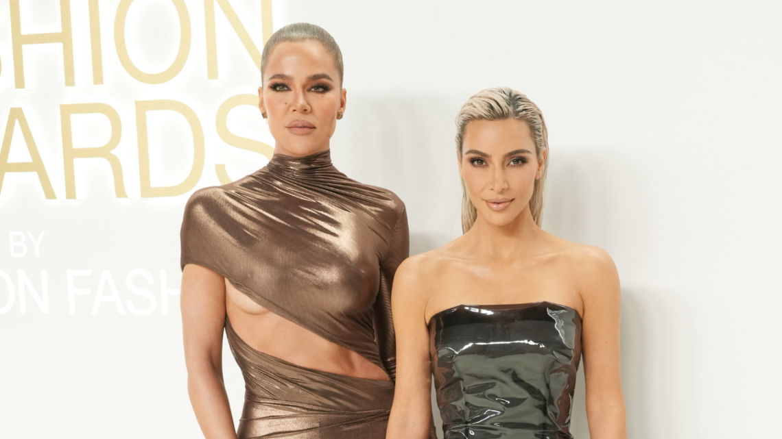 Kim Kardashian Arrives in Latex to the 2022 CFDA Awards to Accept Her Win Alongside Her Family