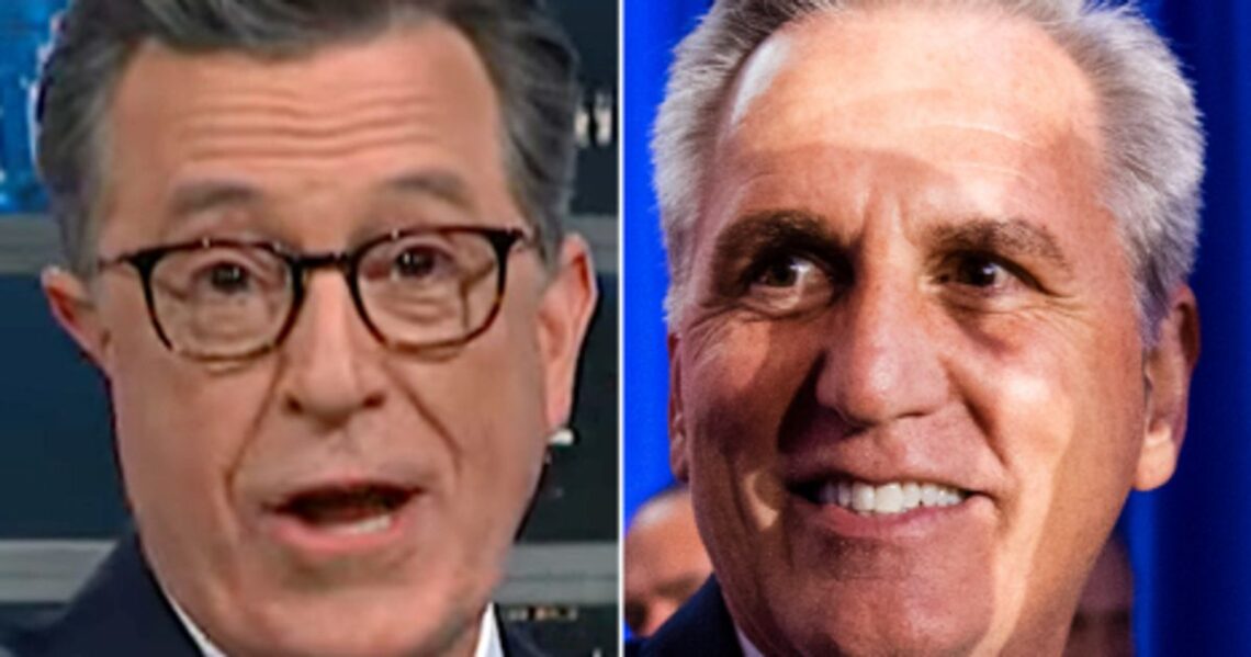 Stephen Colbert Goes Balls-In With Graphic Description Of Kevin McCarthy