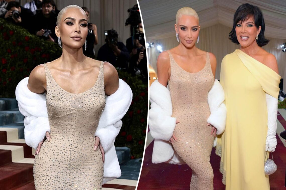 Kris Jenner secured Marilyn Monroe’s dress for Kim Kardashian
