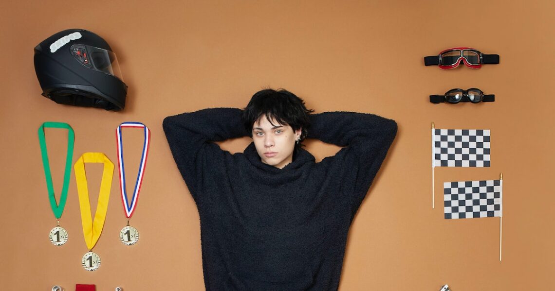 Landon Barker Stars In SKIMS Holiday Campaign