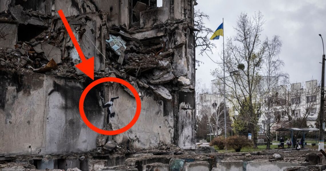 Banksy Takes Credit For Bombed-Out Building Art In Ukraine, Could Be Behind More