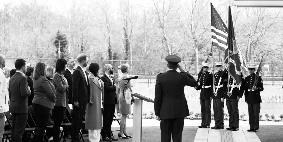 Prince Harry and Meghan Markle Share a Tribute Honoring Service Personnel