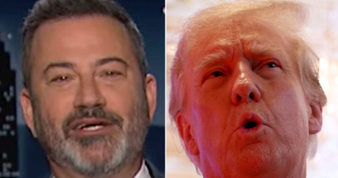 Jimmy Kimmel Spots Most Hilariously Awkward Moment Of Trump’s Big Party