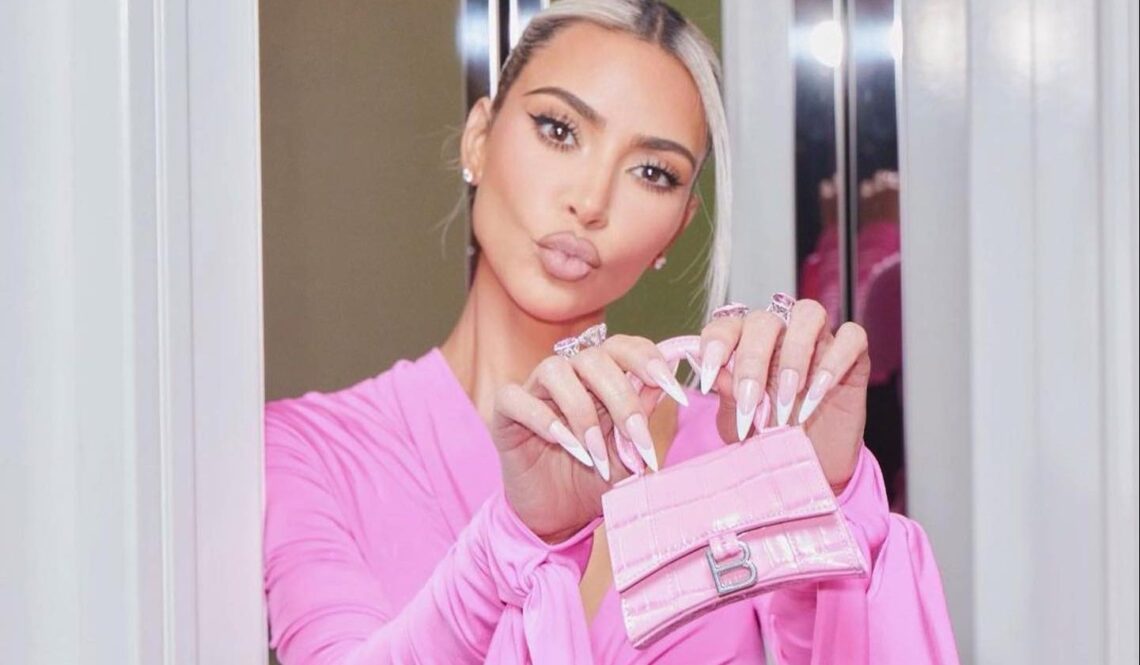 Kim Kardashian Is into Long Stiletto Nails Now, Apparently