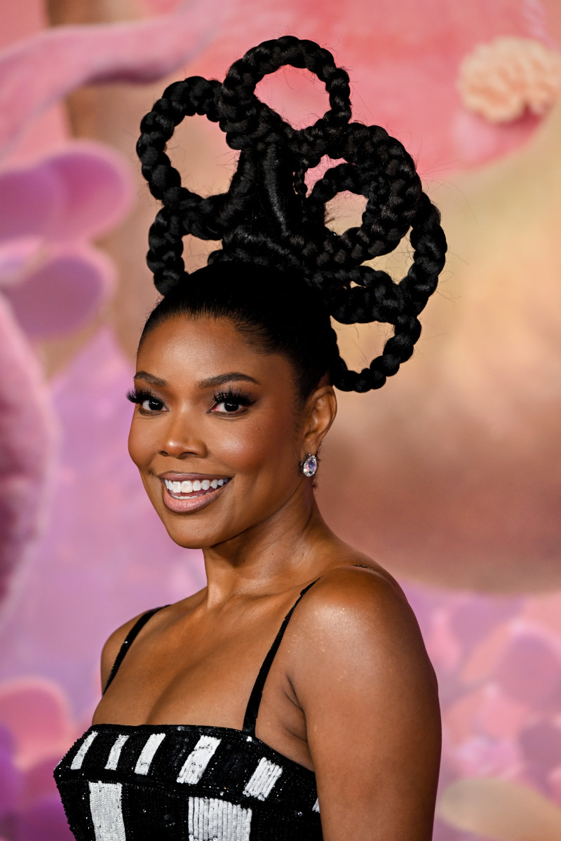 Gabrielle Union Wore a Sculptural ‘Hair Crown’ to the London Premiere of ‘Strange World’