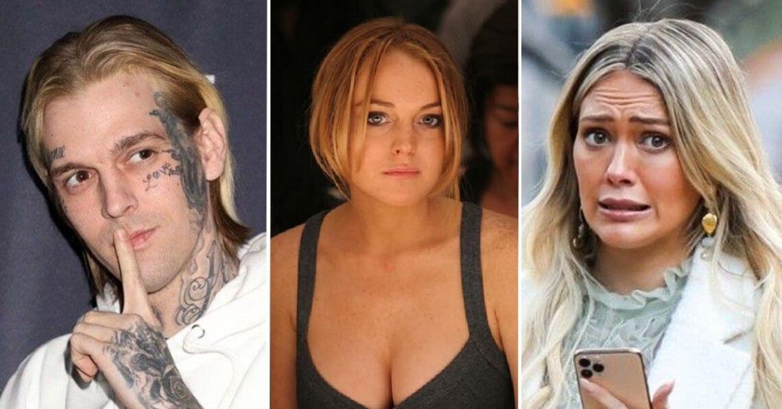 Inside Aaron Carter’s Teen Love Triangle With Hilary Duff & Lindsay Lohan