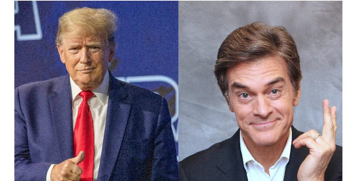 ‘Furious’ Donald Trump Bans Dr. Oz From 2024 Presidential Bid, Rages Against TV Quack Who Lost To ‘Shrek-Like’ Monster