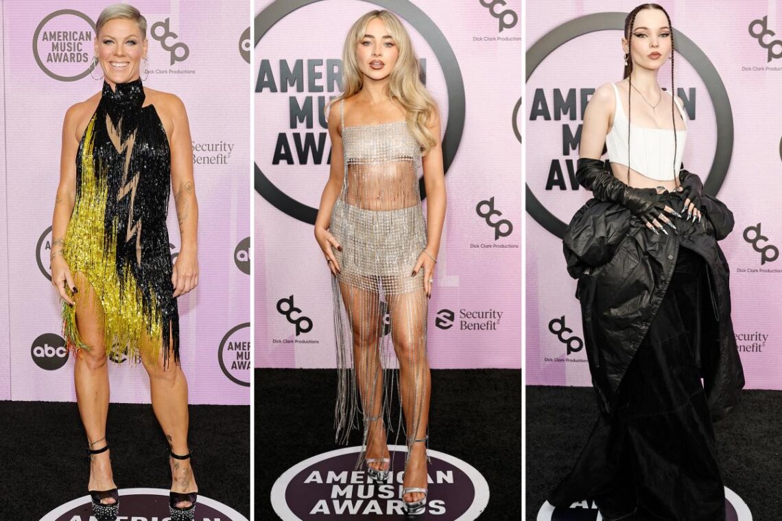 AMAs live red carpet 2022: See all the best-dressed celebrities